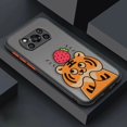 thumbnail image 3 of Matte Case for Xiaomi POCO X4 X3 X2 M4 M3 M2 F4 F3 GT F2 C40 CC9 PRO 4G 5G A3 MIX4 CIVI Case Funda Coque Shell Cute Little Tiger, 3 of 5