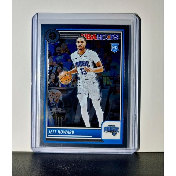 Jett Howard 2023-24 Panini Premium Stock NBA Hoops #129 Card Rookie Magic