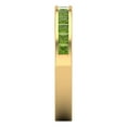 thumbnail image 4 of 0.84 ct Brilliant Princess Cut Natural Peridot 14k Yellow Gold Stackable Band SZ 10.25, 4 of 6