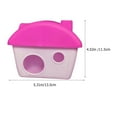 thumbnail image 2 of Hamster House Plastic Guinea Pig Indoor Pet Use 1Set 5.3X4.5X3.1In, 2 of 8