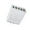 White, variant on USB 5 Port Wall Charger Portable Fast Charger for Smart Devices Like Phones, Laptops