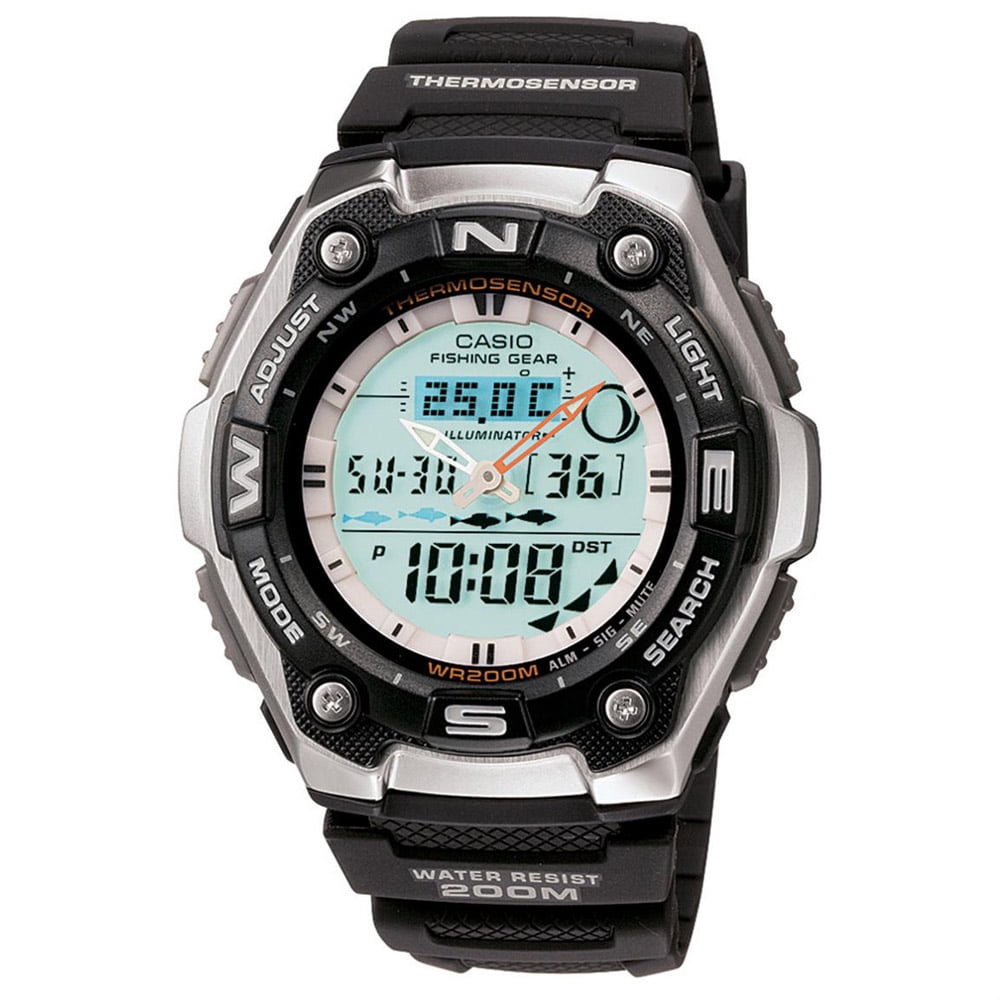 Casio Men's Classic Twin Sensor Digital Compass Watch SGW100-1V 