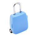 thumbnail image 4 of Mini Combination Padlock, Code Padlock, Digital Design Password Digital Code Lock, for Travel Door Fence , Blue, 4 of 7