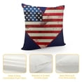 thumbnail image 4 of Creowell 4th of July Throw Pillow Covers, Patriotic USA Love Summer Farmhouse Holiday Independence Memorial Day Cushion Case for Home Sofa Couch Decoration, 4 of 5