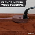 thumbnail image 3 of shiyou-6 Ft Brown Extension Cord 2 Pack - 16/2 Durable Electrical Cable, 3 of 4