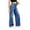 204 School Uniform Pant-Blue, variant on RTKFRFLM Girls Wide Leg Pants Straight Leg Loose Fit High Waist Multi Pocket Denim Casual Long Trousers for Kids for Everyday Casual Wear