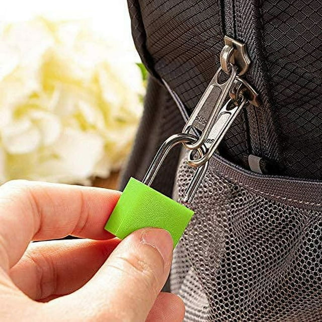 4Pcs Suitcase Lock,Mini Padlock with Key Small Locks for Schoolbag Backpack Luggage Padlock for School Gym