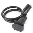 thumbnail image 1 of Trailer Wiring Connector, Trailer Extension Cord, Durable Trailer Wiring Adapter For Car Extension Trailer Widely Use, 1 of 8