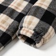 thumbnail image 2 of Smsaxvxz Women’s Long Sleeve Sherpa Fleece Plaid Jacket Casual Chunky Fuzzy Warm Winter Coat for Women White M, 2 of 8