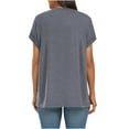 thumbnail image 3 of Casual Women's T-Shirts - Basic Loose Fit Crewneck Short Sleeve Summer Solid Color Tee Shirt Top for Everyday Wear, 3 of 8