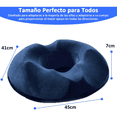 thumbnail image 2 of Cojín De Asiento Para Silla Almohada Para Hemorroides Modelo Azul, 2 of 4