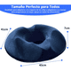 thumbnail image 2 of Cojín De Asiento Para Silla Almohada Para Hemorroides Modelo Azul, 2 of 4