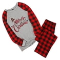 thumbnail image 3 of Traje de pijama de Navidad para padres e hijos, pantalones superiores estampados de manga larga, ropa de dormir de 130 cm tholdsy HA001372-14, 3 of 6