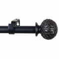 thumbnail image 3 of Urbanest Adjustable Single Curtain Rod Set Gilded Round Artichoke Finials – 1 - Inch Diameter, With French White Rod, 84–120 Inches, 3 of 3