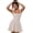 White, variant on Women's Lace Detail Square Neck Cap Sleeve Mini Dress 95% Polyester 5% Spandex Elegant Flowy Fit Everyday Look