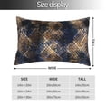 thumbnail image 2 of Cauagu Watercolor Snake Skin Print Pillow Covers with Envelope Closure,1PC Pillow Cases Decorative Pillow Case for Bed & Couch, Pillows Not Included-20"x30", 2 of 6