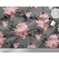 thumbnail image 3 of Soimoi Cotton Duck Fabric Leaves & Rose Floral Print Fabric by The Yard 42 Inch Wide, 3 of 3