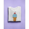 thumbnail image 3 of Happy Ice Cream Sweatshirt Women -SPIdeals Designs, Female x-Large, 3 of 4