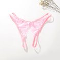 thumbnail image 1 of Ropa interior sexy transparente tentadora de encaje de gama abierta que no se quita las bragas de tanga para mujer, 1 of 6