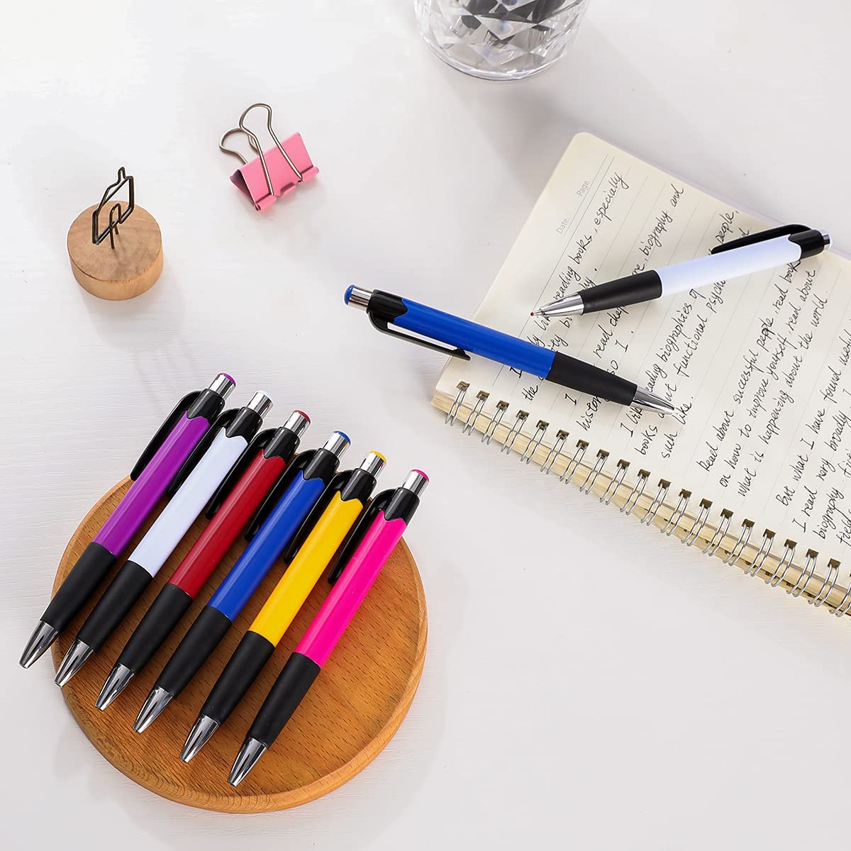 Buy Bulk Pens Tiptop Retractable Ballpoint Pens Black Ink Medium Point