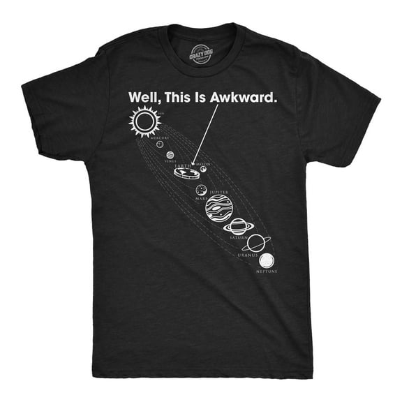 Mens Funny T Shirts Well This Is Awkward Sarcastic Flat Earth Graphic Novelty Tee For Men Graphic Tees