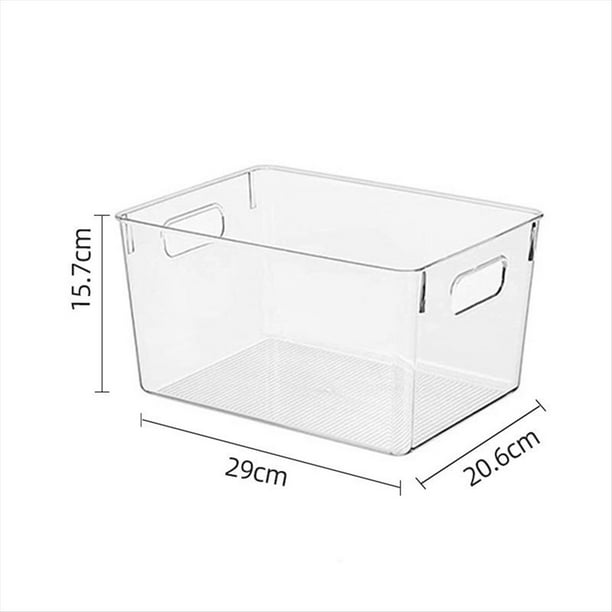 Cocina Caja de Almacenamiento Transparente Caja de Almacenamiento de Alimentos los Contenedores de Almacenamiento Transparentes Grandes Se Utilizan para la Clasificación.