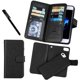 thumbnail image 1 of for iPhone SE 2020(2nd gen) Case, iPhone 8 Case, iPhone 7 Case, iPhone 6S Case, Wallet Leather Flip Card Holder Case, 2 in 1 Detachable Magnetic Back Cover(4.7'' Display), 1 of 7