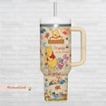 thumbnail image 2 of Vintage Winnie the Pooh 40oz Tumbler with Handle & Straw Lid - Pooh Bear & Friends Disney Insulated Cup, 2 of 3