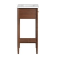 thumbnail image 2 of Zaire 18" Bathroom Vanity in Walnut White, 2 of 9