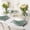 Sage Green, variant on AELS 12 Pcs , Light Blue, Navy Melamine Dinnerware Set, Lightweight Tableware, BPA Free & Dishwasher Safe, Indoor Outdoor Use