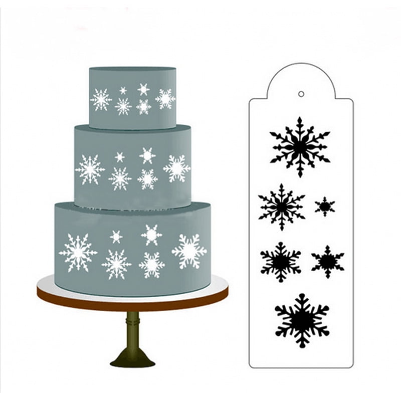 Details about   Snow Flower Cake Stencil Fondant Designer Decorating Craft Cookie Baking Tool^BA 