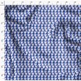 thumbnail image 4 of Soimoi Blue polyester Crepe Fabric Hen Bird Decor Fabric Printed Yard 52 Inch Wide, 4 of 6