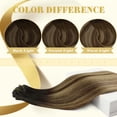 thumbnail image 4 of Extensiones de cabello con clip Ve Sunny Real Human Hair de 22 pulgadas y 120 g, 4 of 9