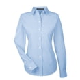 thumbnail image 4 of DG534W Devon & Jones Ladies' Crown Collection Striped Shirt-FrenchBlue/Wht-3XL, 4 of 6