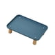 thumbnail image 4 of Soporte elevado para cuenco para gatos, cómodo, lavable, protege el cuello, suministros para mascotas, soporte para plato de alimentación para Azul oscuro, 4 of 7