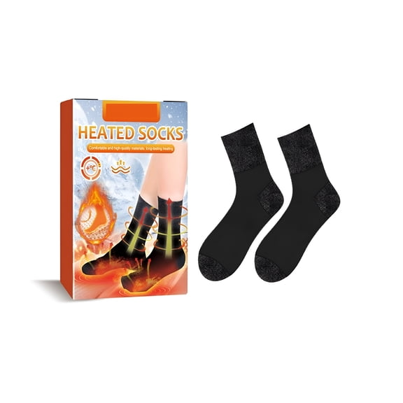 TELOLY Heated Socks for Men Women Electric Rechargeable Battery Powered Heated Socks, Winter Warm Heated Thermal Insulated Socks for Outdoor Sports Climbing Hiking Hunting Skiing