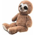 thumbnail image 2 of Giant Stuffed Sloth 44 Inches Soft 112 cm Big Plush Huge Cuddly Stuffed Animal Beige Color, 2 of 11
