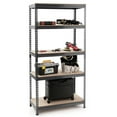 thumbnail image 1 of Patiojoy 5-Tier Industrial Steel Storage Shelves Garage Rack with Adjustable Shelves Grey, 1 of 6