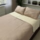 thumbnail image 4 of Edredón Ligero Matrimonial / Queen Size Doble Vista Con Fundas de Almuadas Caqui-Beige, 4 of 4