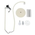 thumbnail image 2 of Metal Standing Floor Lamp, Dimmable Remote Control LED Standing Lamp with Foot Switch, Modern Reading Lamp for Living Room, 2 of 7