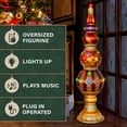 thumbnail image 4 of Fraser Hill Farm Holiday Prelit LED Finial Indoor/Outdoor Statue, 4-ft, FFRS048-FIN5-RD, 4 of 15