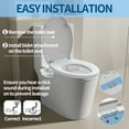 thumbnail image 5 of Jinxell Bidet Attachment, Non-Electric Cold Water Bidet Toilet Seat Attachment with Pressure Controls, Retractable Self-Cleaning Dual Nozzles for Frontal & Rear Wash, 5 of 6
