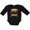 AB-Black, variant on Inktastic Idaho Vacation Bear Silhouette Boys or Girls Long Sleeve Baby Bodysuit