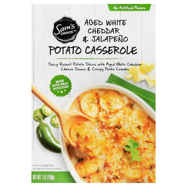 Sam's Choice Aged White Cheddar & Jalapeno Potato Casserole, 7 oz