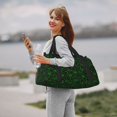 thumbnail image 6 of Fuzoiu Green Bright Web with Spiders Print Travel Duffle Bag,Carry On Tote Bags,Duffel Bag,Sport Gym Bag, Hospital Bag for Labor and Delivery, Overnight Bag,Luggage Bag, 6 of 7