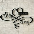 thumbnail image 2 of Handmadetneonsign Custom Name And Date Metal Wall Art LED Light - Personalized Heart And Infinity, 2 of 3