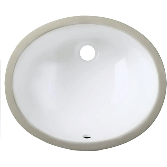 Nantucket Sinks UM-15x12-W Bathroom Sink, White