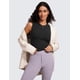 thumbnail image 4 of Remera CRZ YOGA sin mangas de cuello alto acanalada negra Talle S, 4 of 5