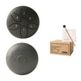 thumbnail image 3 of HZRSLY Outdoor Rain Drum, 6-Tone Mini Steel Tongue Drum, Garden Musical Chime, Rust-Resistant Carbon Steel Decoration, 3 of 6