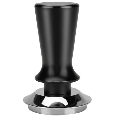 

Calibrated Espresso Tamper Coffee Tamper with Spring Loaded Tamper Tool Powder Press with Flat Stainless Steel Base-53mm